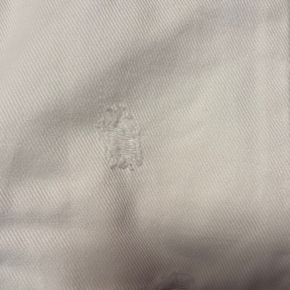 Zara White Distressed Jeans Loose Fit - Picture 10 of 14